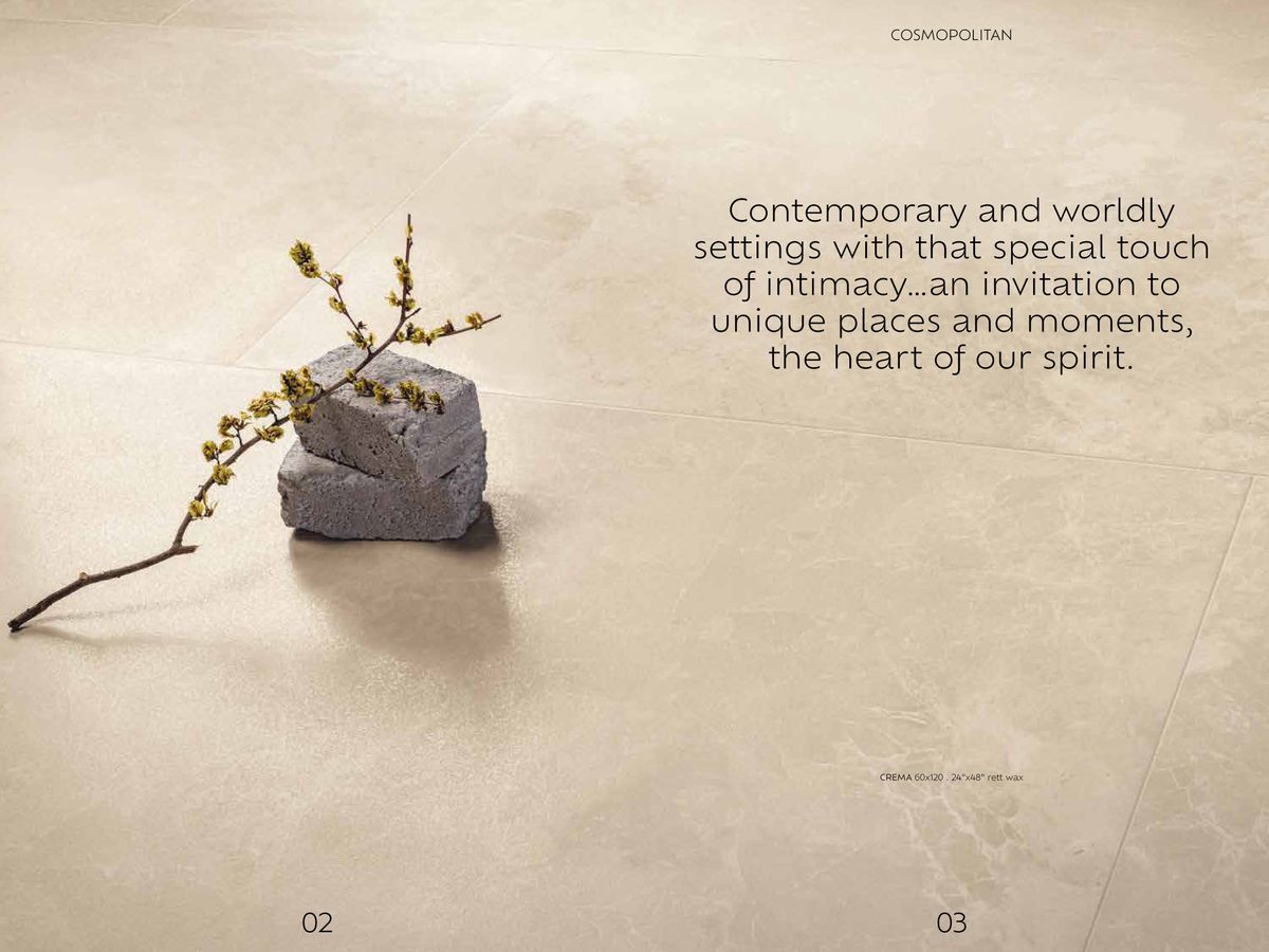 Kollektion Cosmopolitan — Marmoroptik